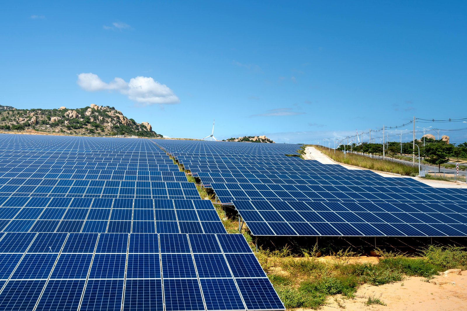 Solar panels and renewable energy infrastructure